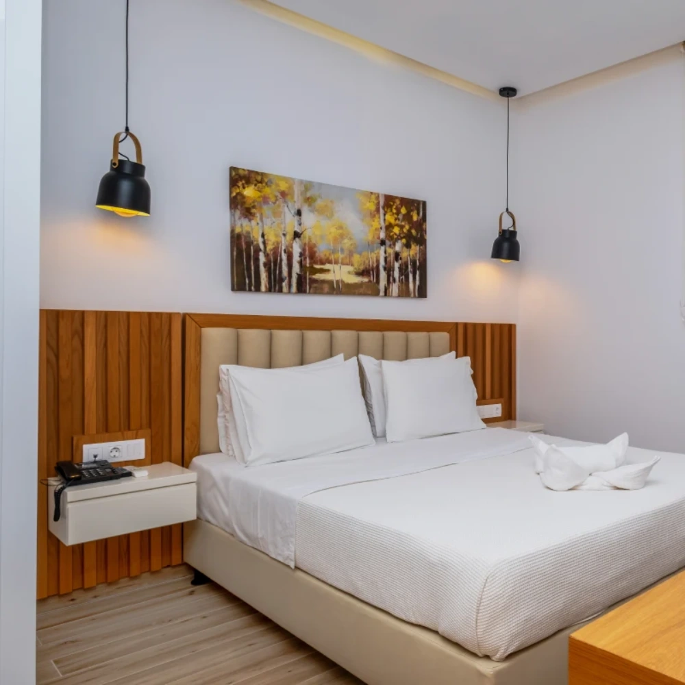 Κρεβατοκάμαρα με διπλό κρεβάτι