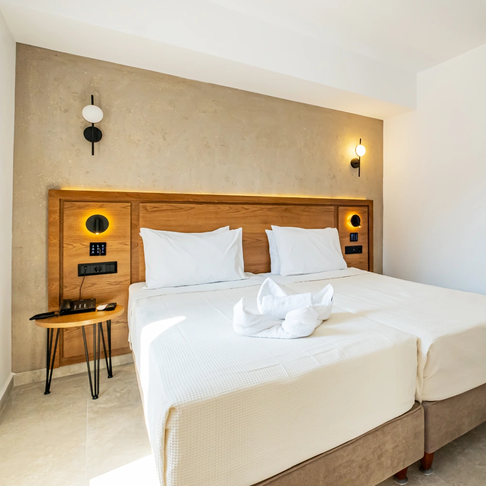 Κρεβατοκάμαρα studio με διπλό κρεβάτι